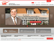 Tablet Screenshot of immo-hansen.de